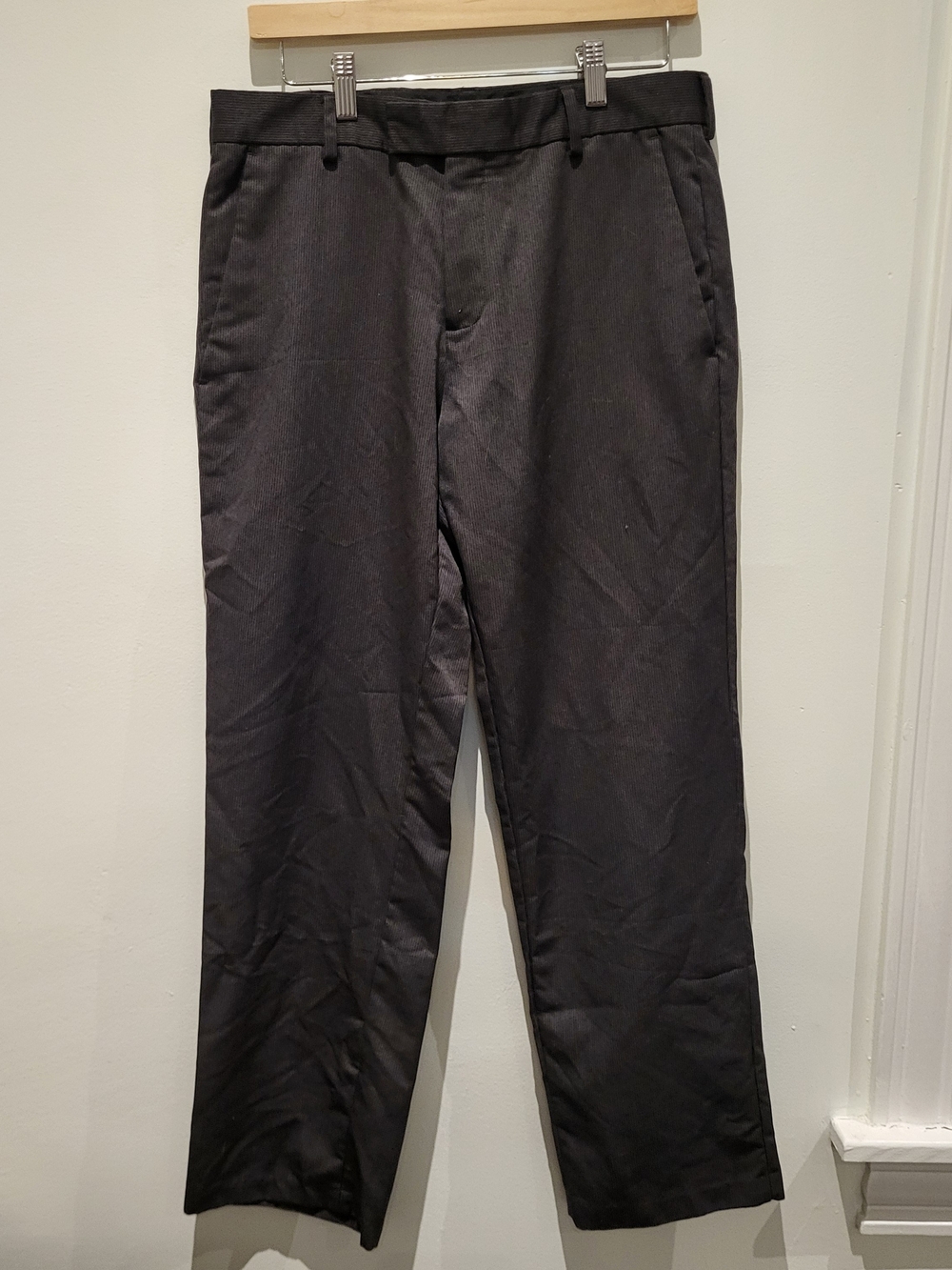 Kenneth Cole Reaction Men's Black Dress Pants - Tailored Straight